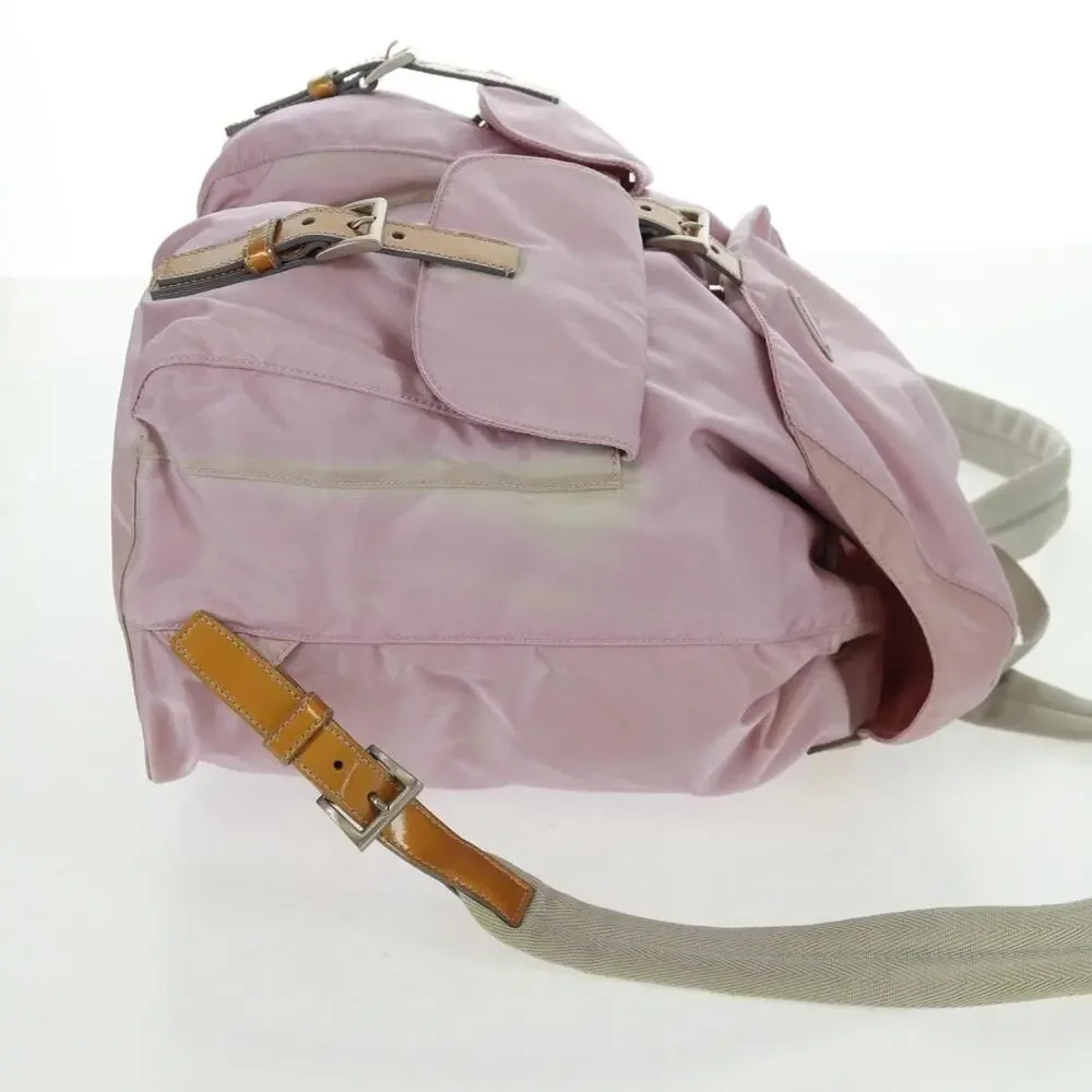 Prada Nylon Backpack Pink